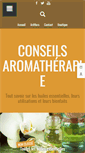 Mobile Screenshot of conseils-aromatherapie.com